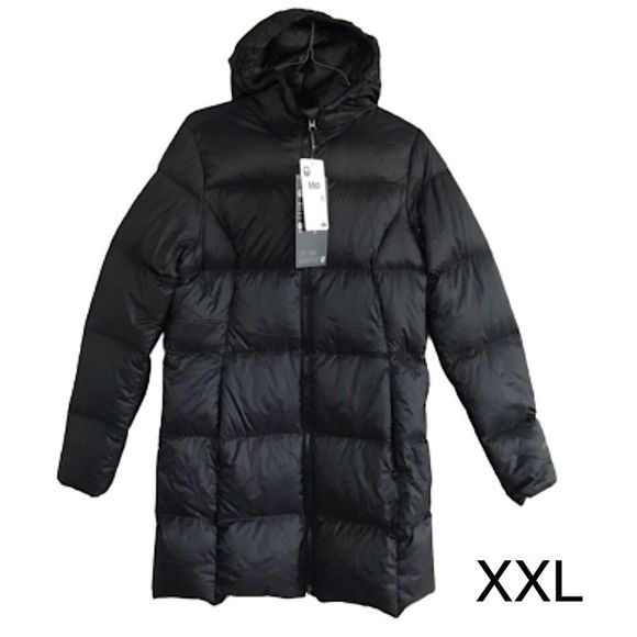 EDDIE BAUER Luna Peak Black Quilted Down Women’s Winter Coat Sz XXL - Picture 2 of 12